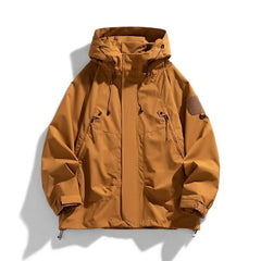 Stylish Waterproof Outdoor Jacket For Men - Perfect For All-Weather Adventures