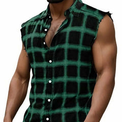 Men's Skin-friendly Breathable Retro Printed Vest MTA2405C6U