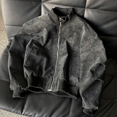 Stylish Brown Bomber Jacket for Men - Perfect for Casual and Outdoor Wear