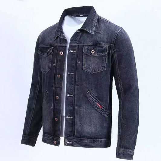 Stylish Men's Denim Jacket - Perfect for Casual and Outdoor Adventures