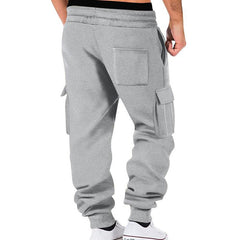 Men's Loose Sports Hooded Sweatshirt And Sports Pants Set 40057919Y