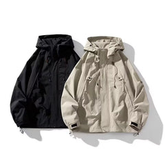 Stylish Waterproof Outdoor Jacket For Men - Perfect For All-Weather Adventures