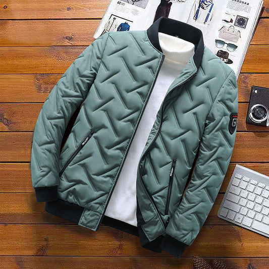 Men's Quilted Jacket - Stylish and Warm Winter Outerwear for Everyday Use