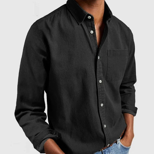 Stylish Casual Button-Up Shirt for Men - Perfect for Everyday Wear