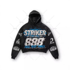Striker Graphic Hoodie - Perfect for Racing Enthusiasts and Casual Wear