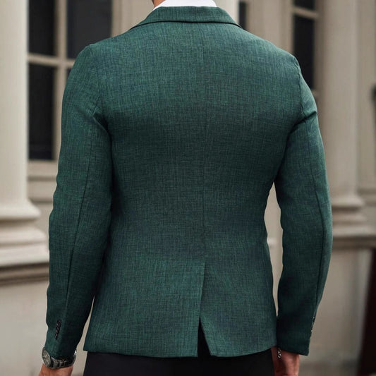 Stylish Green Blazer For Men - Perfect For Business And Formal Events