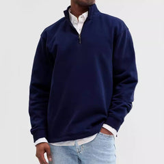 Stylish Quarter-Zip Pullover For Everyday Wear