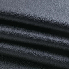 Men's Leather Stitching Zip-up Round Neck Long-sleeved T-shirt (Internal T-shirt Not Included) 12785925U