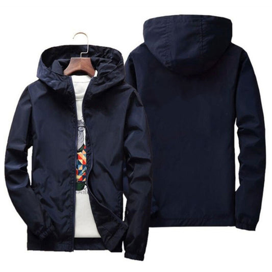 Stylish Men's Hooded Jacket - Perfect for Casual and Outdoor Activities