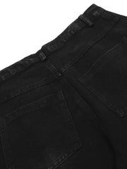 American High Street RO Style Heavy Washed Scimitar Wide-leg Jeans