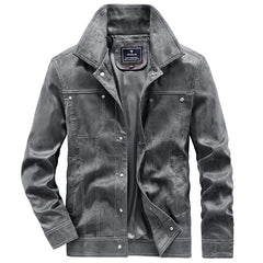 Stylish Men's Jacket with Multiple Pockets and Classic Design for All-Season Wear
