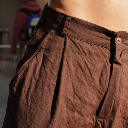 Men's Spring Fashion Casual Loose Cotton And Linen Pants MTA2082C9K