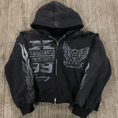 Vibrant Red Racing Hoodie for Motocross Enthusiasts