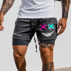 Men's Smiley Shorts Performance Shorts
