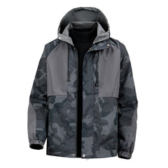Camouflage Hooded Jacket For Men - Stylish And Versatile Outdoor Wear