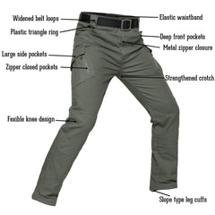 Men's Multi-pocket Tactical Waterproof Hiking CargoPants