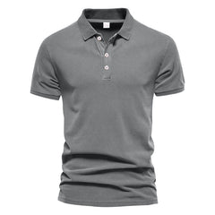 Men's Stylish Short Sleeve Polo Shirt - Perfect For Casual And Formal Occasions