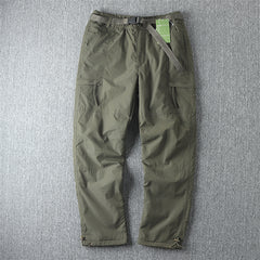 Versatile Cargo Pants with Detachable Fleece Lining for Outdoor Adventures