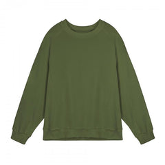 Men's Solid Color Textured Round Neck Long Sleeve T-shirt 55679694Z