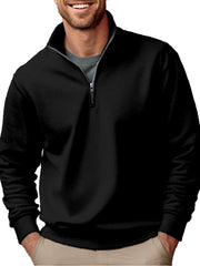 Men's Stylish Quarter-Zip Pullover for Casual and Active Wear