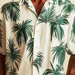 Men's Spring Fashion Fresh Printed Short Sleeve Shirt MTA2785C4P