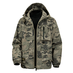 Camouflage Hooded Jacket for Men - Perfect for Outdoor Adventures and Casual Wear