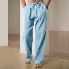 Men's Beach-Ready Drawstring Pants for Summer Outings