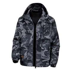 Camouflage Hooded Jacket for Men - Perfect for Outdoor Adventures and Casual Wear