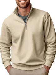 Men's Stylish Quarter-Zip Pullover for Casual and Active Wear