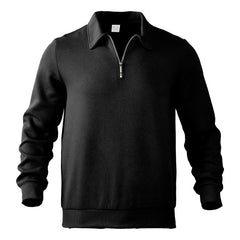 Men's Stylish Quarter-Zip Sweater with Textured Design for Casual and Formal Wear