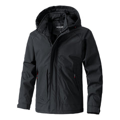 Men's Waterproof Hooded Jacket for Outdoor Adventures