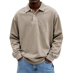 Oversized Polo Shirt with Casual Elegance for Everyday Wear