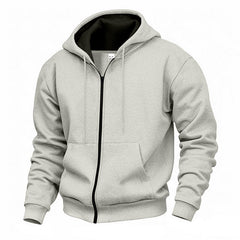 Stylish Zip-Up Hoodie for Men - Perfect for Casual and Sporty Looks