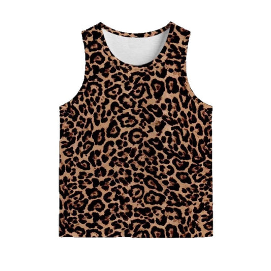 Men's Gradient Leopard Print Tank Top MTA2836C5X