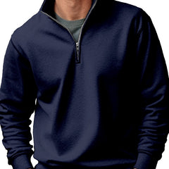 Men's Stylish Quarter-Zip Pullover for Casual and Active Wear