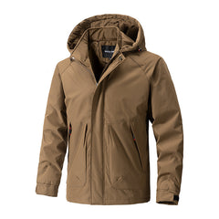 Men's Waterproof Hooded Jacket for Outdoor Adventures