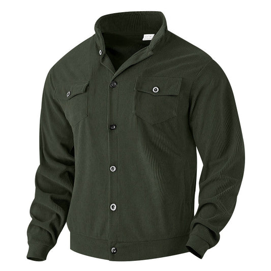 Stylish Corduroy Shirt Jacket for Men - Perfect for Casual and Outdoor Adventures