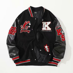 Stylish Embroidered Varsity Jacket for Men - Perfect for Casual and Sporty Looks