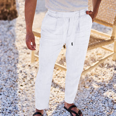 Men's Casual Drawstring Trousers - Perfect for Summer Outdoors