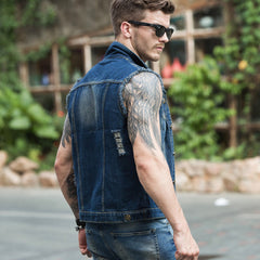 Stylish Denim Vest for Men - Perfect for Casual and Trendy Looks