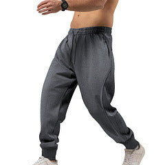 Men's Casual Jogger Pants with Adjustable Drawstring for Comfort and Style