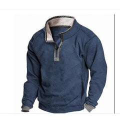 Cozy Winter Pullover with Faux Fur Collar - Perfect for Outdoor Adventures