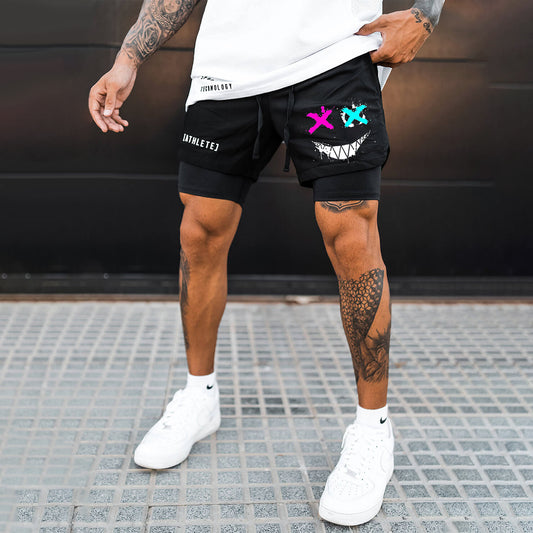 Men's Smiley Shorts Performance Shorts