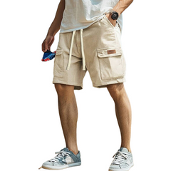 Men's Solid Corduroy Cargo Shorts MTA0333D5X