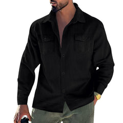 Stylish Corduroy Shirt Jacket for Men - Perfect for Casual and Outdoor Adventures
