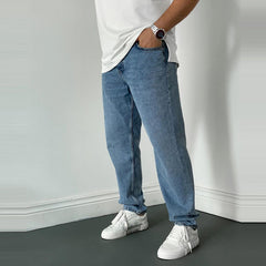 Men's Classic Solid Color Casual Jeans
