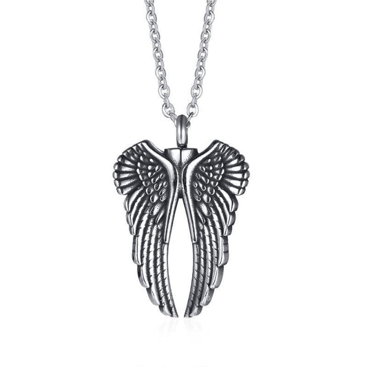 Vintage Casual Angel Wings Necklace 63116785TO