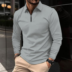 Stylish Men's Quarter-Zip Pullover For Modern Fashionistas