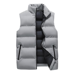 Men's Quilted Puffer Vest - Stylish and Warm Winter Outerwear for Everyday Use