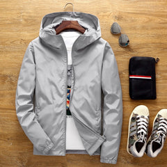 Stylish Men's Hooded Jacket - Perfect For Casual Outings
